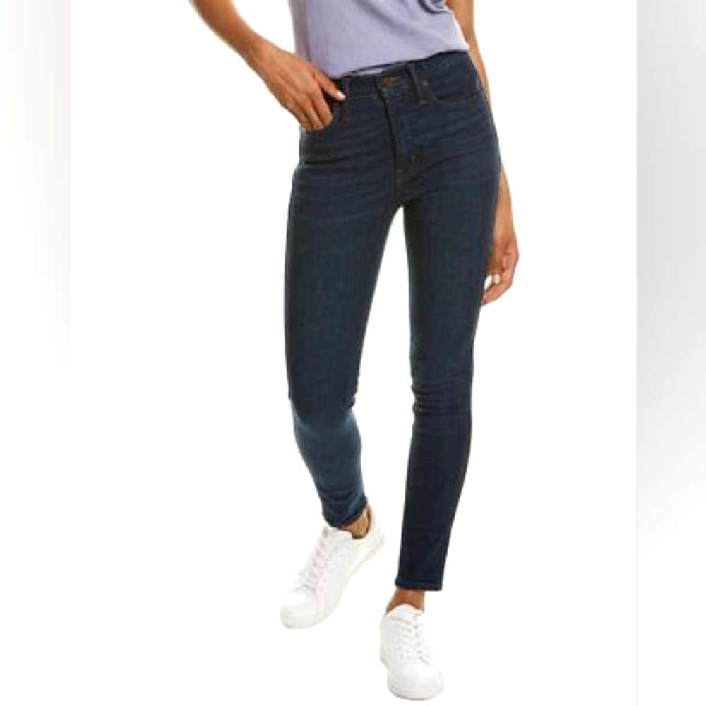 Madewell 10" High-Rise Skinny Jeans in Hayes Wash - size 25